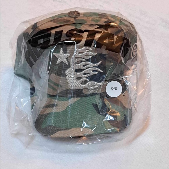 Hellstar Camo Snap-Back Rhinestone Logo - Picture 11 of 11